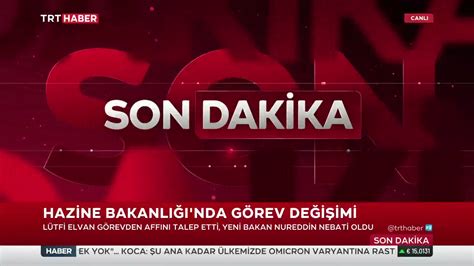 TRT Haber Canlı on Twitter SONDAKİKA Görevden affını isteyen Hazine