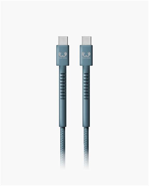 USB C To USB C Charging Cable Dive Blue Fresh N Rebel