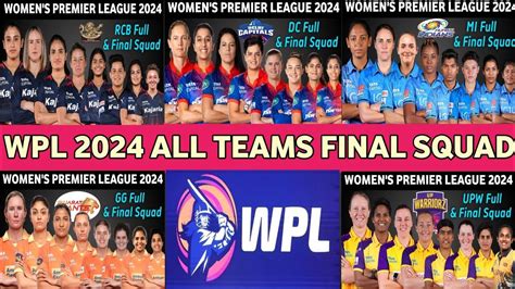 WPL 2024 All Teams Final Squad Women S Premier League 2024 All