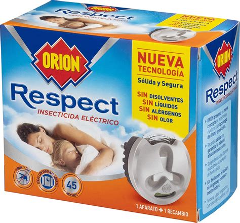 Orion Respect Insecticida Eléctrico Para Mosquitos Sin Disolventes Y Sin Alérgenos 1