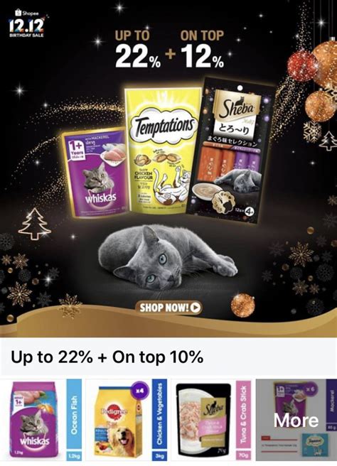 12 12 SHOPEE BIRTHDAY SALE WHISKAS And PEDIGREE With Up To 22 Off