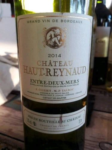 Ch Teau Haut Reynaud Entre Deux Mers Vivino Us