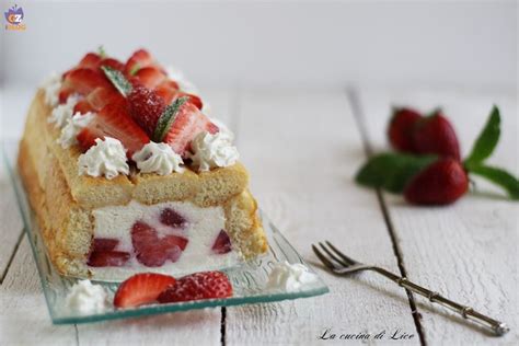 Semifreddo Alle Fragole Con Panna E Ricotta Ricette Di Pasta Fragole