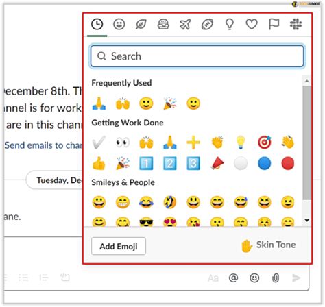 How To Add Emoji In Slack Tech Junkie