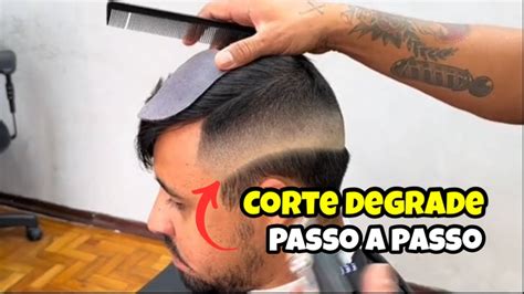 Como Fazer Corte Degrade Para Barbeiros Iniciantes Youtube