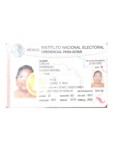 México Credencial Para Votar Pdf