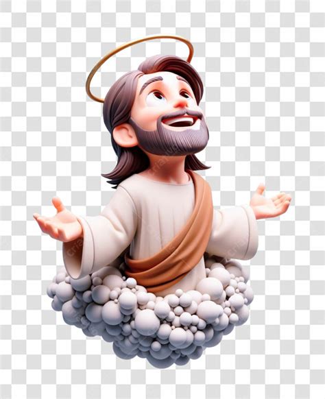 Composi O D De Jesus Cristo Feliz No Estilo Disney Pixar Ele