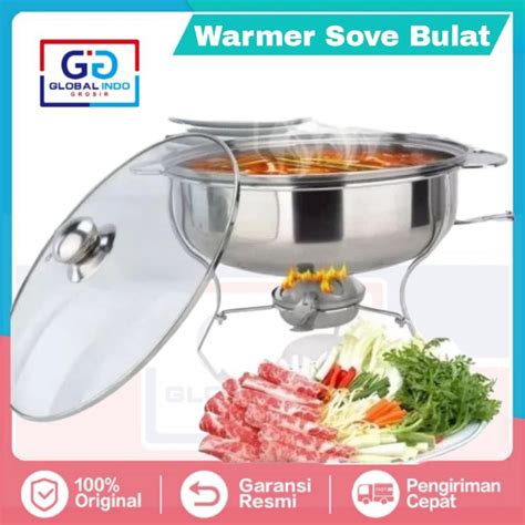 Jual Panci Prasmanan Tungku Api Bulat Warmer Stove Panci Kuah Tutup