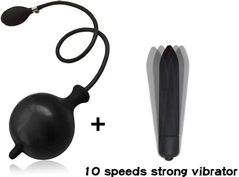 Amazon Fur Tail Plug Butt Speed Vibrators Inflatable Butt Plug Expandable Anal Inflate