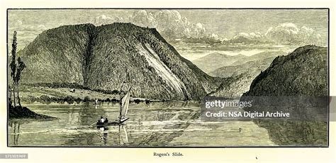 Rogerss Slide Lake George New York High Res Vector Graphic Getty Images