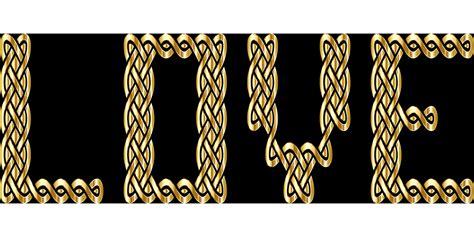 Download Love, Celtic Knot, Typography. Royalty-Free Vector Graphic ...