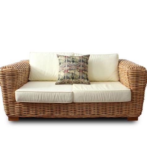 Balinese Sofa Set From Natural Rattan In 2021 Bali Furniture Living