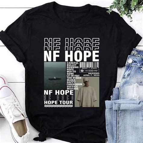 Nf Hope Album Shirt Nf Hope Tour 2024 T Shirt Nf Fan Ts Shirt Nf