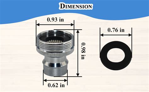 Pcs E Dishwasher Faucet Thread Adapter Male Or