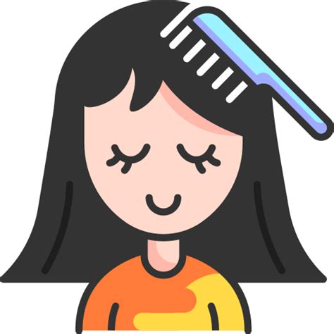 Clip Art Brushing Hair