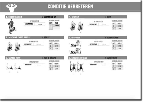 Fitness Schema Download Nu Gratis Jouw Schema Fitnl