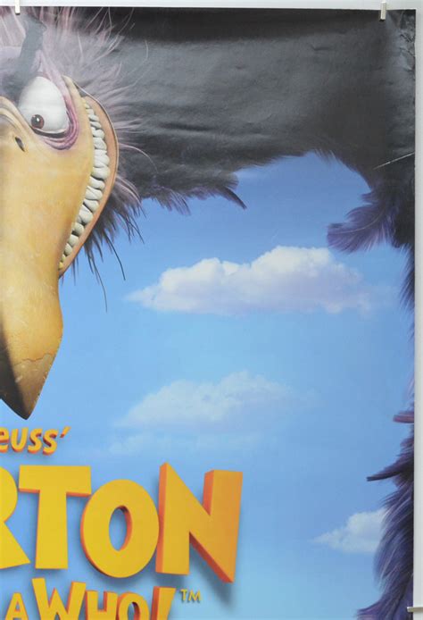 Dr Seuss Horton Hears A Who Original Movie Poster