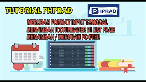 Phprad Membuat Aplikasi Tanpa Coding Merubah Format Tanggal Icon