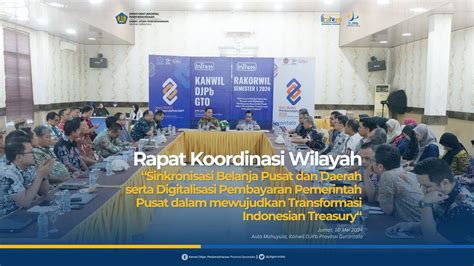 Rapat Koordinasi Wilayah Lingkup Kanwil Djpb Provinsi Gorontalo Youtube