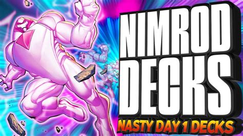 8 NASTY Nimrod Decks Pool 1 Pool 3 Day 1 Card Combos Counters