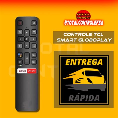 Controle Remoto Tv Tcl Smart K Netflix E Globoplay Shopee Brasil