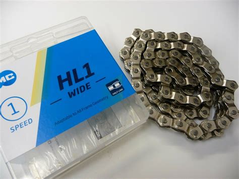 Kmc Chain Hl Wide Half Link Silver Single X Bmx