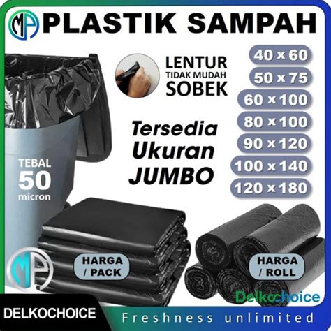 Jual Kantong Plastik Kresek Hitam Tebal Serbaguna Kantong Plastik