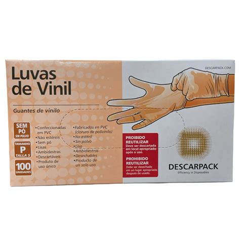 Luva Para Procedimento N O Cir Rgico Vinil Sem P Tam P New Power