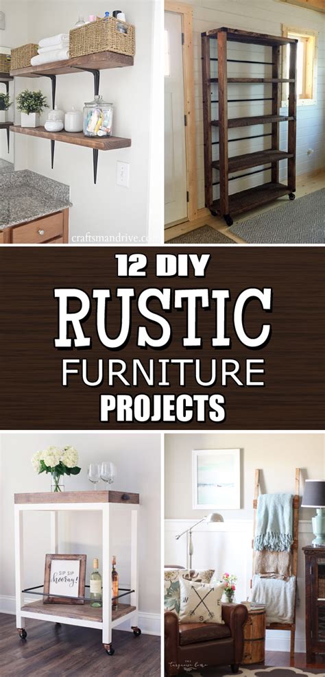 12 DIY Rustic Furniture Projects That Are Both Unique and Functional