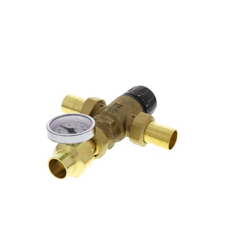 521519ac Caleffi 521519ac 34 Sweat Mixcal 3 Way Thermostatic Mixing Valve W Temperature