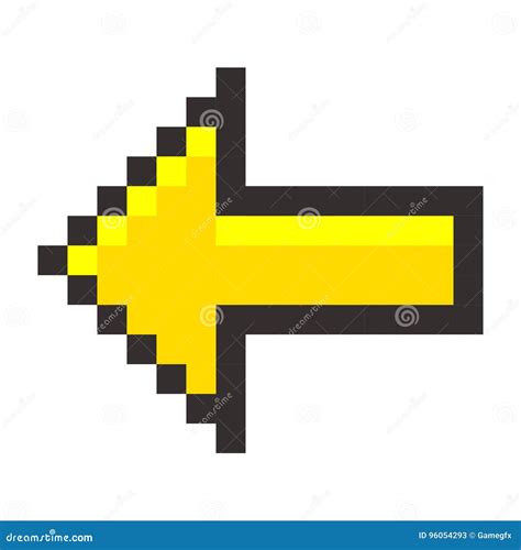 Pixel Arrow Icons Cartoon Vector CartoonDealer 80812139