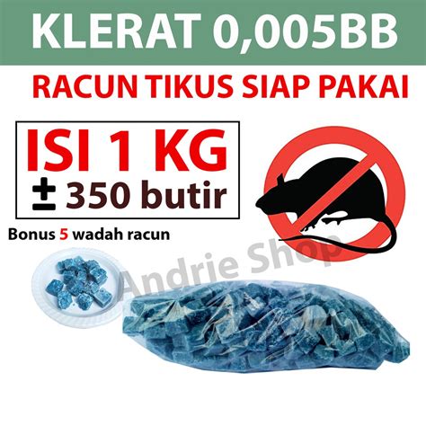 Jual Racun Tikus Umpan Tikus Pembasmi Tikus Anti Tikus KLERAT 0