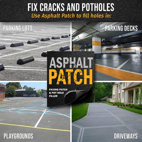 Asphalt Patch And Pothole Filler 56 Lb Pail Pothole Repair Kit Driveway Patch Paving Patch