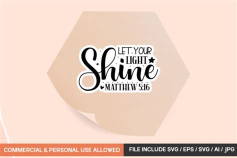 Let Your Light Shine Matthew 5 16 Graphic By Gatewaydesign · Creative