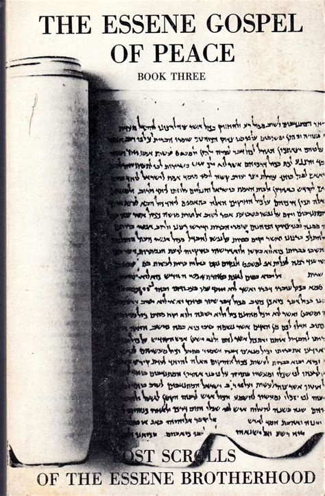 Essene Gospel Of Peace Bk 3 Lost Scrolls Of The Essene Brotherhood