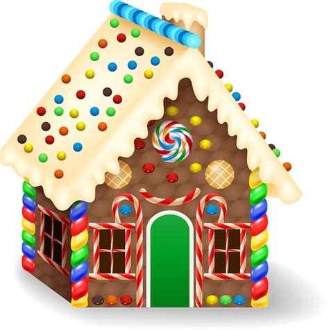 Gingerbread Man House Cartoon