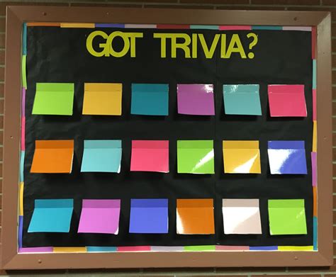 Bulletin Board Trivia Questions To Be Posted Trivia Interactive