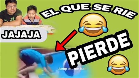 JUGANDO EL QUE SE RIE PIERDE JUKEL YouTube