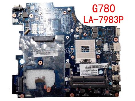 Placa base para portátil Lenovo G780 LA 7983P QIWG7 HM76 GMA HD DDR3