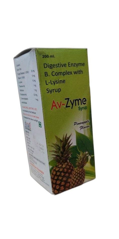 Av Zyme Digestive Enzyme Syrup 200 Ml Prescription At Rs 16 Box In Agra