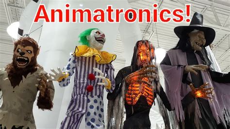 Menards Animatronics And Halloween Decor Walkthrough Demos