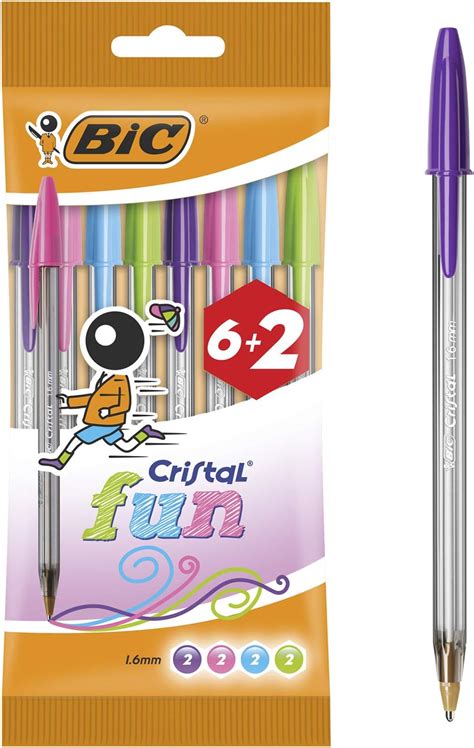 BIC Cristal Soft Stylos Bille Pointe Moyenne 1 2 Mm Couleurs