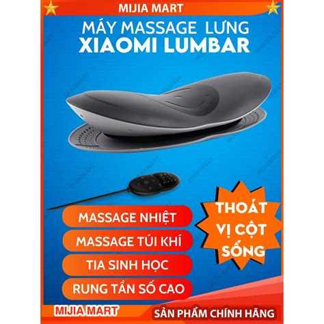 Máy Massage Lưng Kéo Dãn Cột Sống Xiaomi Lumbar Hồng Ngoại Nhiệt Tia