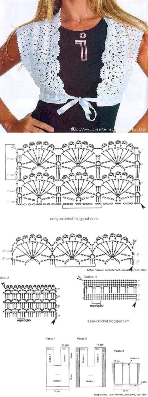 болеро | Crochet crop top pattern, Crochet baby dress pattern, Crochet ...