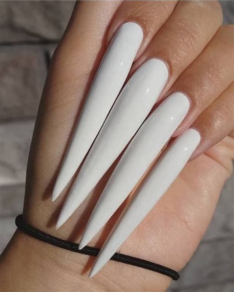 New Nail Trend Extra Long Nails The Glossychic Acrylic Nails