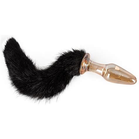 Plug Anal En Verre Avec Queue De Renard Sextoy Anal Box Coquine