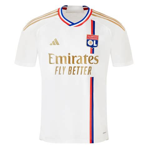 Nova Camisa Titular Do Olympique Lyon Adidas Mdf