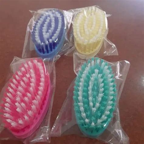 Oval Soft Plastic Clothes Washing Brush At Rs 195 Dozen In Agra ID