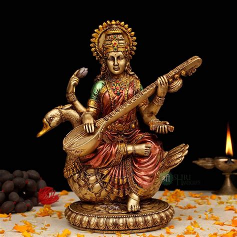 Goddess Saraswati Statue