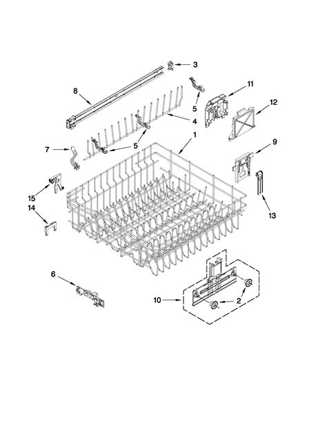 Kenmore Elite Undercounter Dishwasher Parts Model 66513962k017